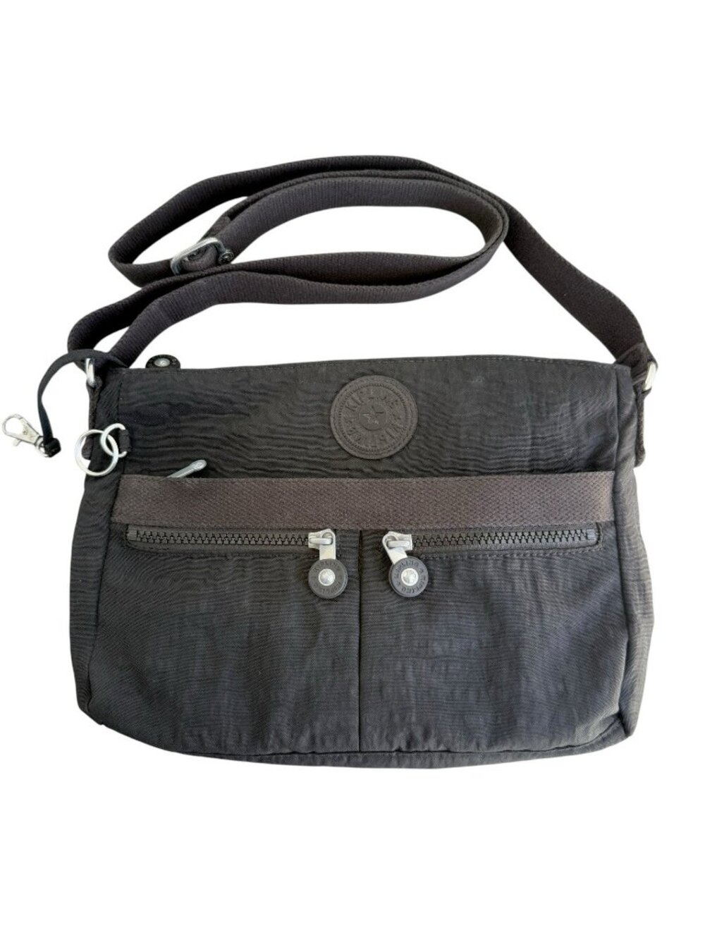 KIPLING Angie Crossbody Small Messenger Bag Black